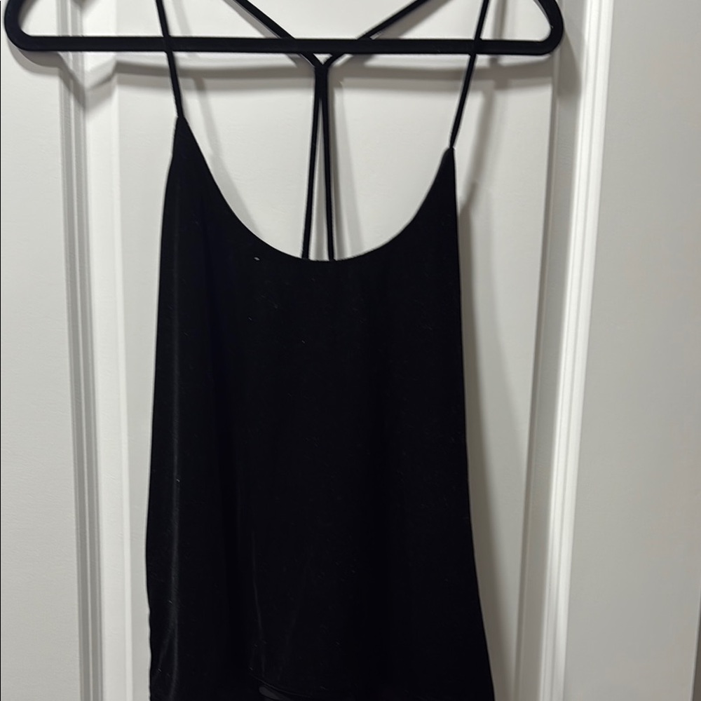 Zara Black Camisole Backless Top